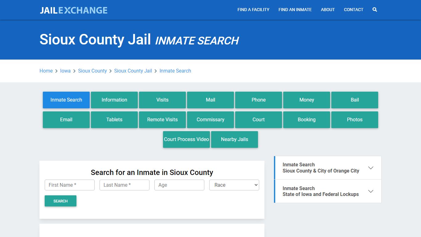 Sioux County Jail, IA Inmate Search: Roster & Mugshots